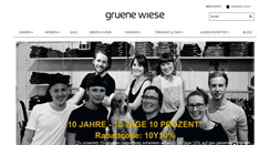 Desktop Screenshot of gruenewiese-shop.de